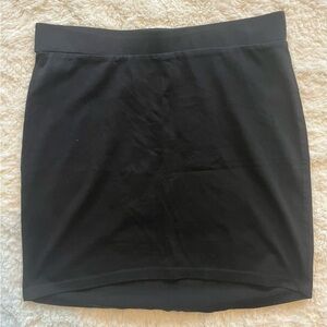 H&M Black Pencil Mini Skirt